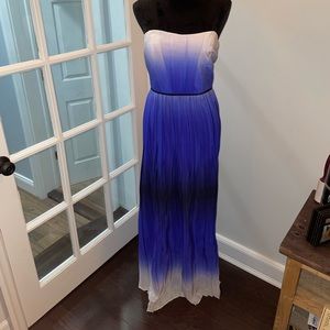 Milly Monica Ombre Strapless Maxi Dress Size 8 Brand New With Tags